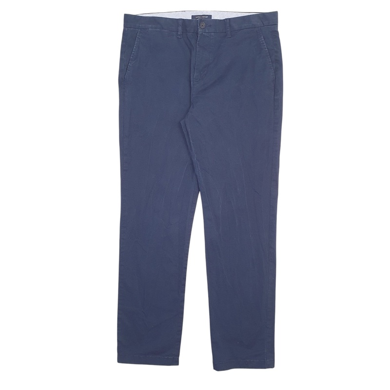 Mens Tommy Hilfiger Navy Chino Cotton  Trousers Mens W34 L32
