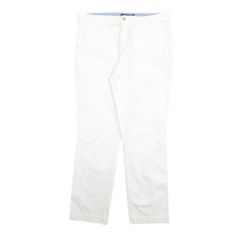 Mens Tommy Hilfiger White Chino Cotton  Trousers Mens W34 L32