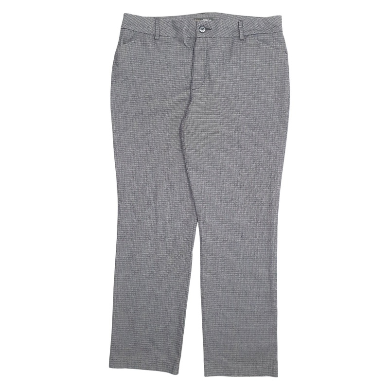 Womens Lee Mid Rise Stretch Fit Grey Chino Cotton Blend  Trousers Womens UK16