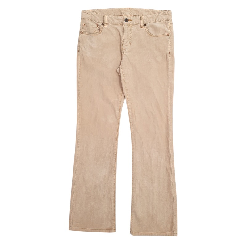 Womens Ralph Lauren Beige Corduroy Cotton  Trousers Womens UK10
