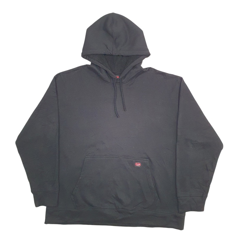 Wrangler Hoodie Polyester Fleece Sweatshirt Jumper Mens XXL