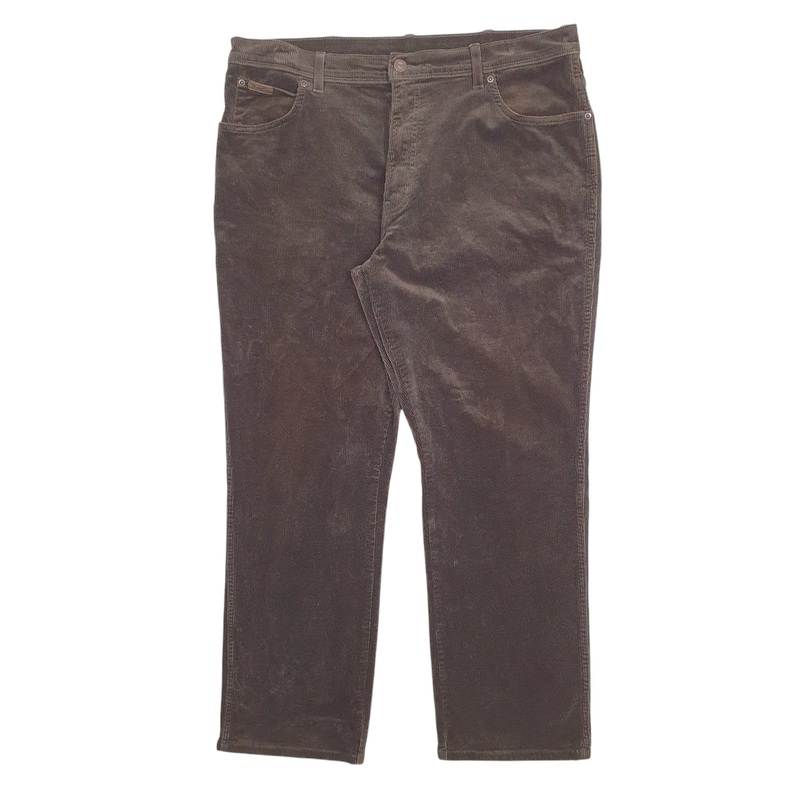 Mens Lee Brown Corduroy Cotton  Trousers Mens W38 L29
