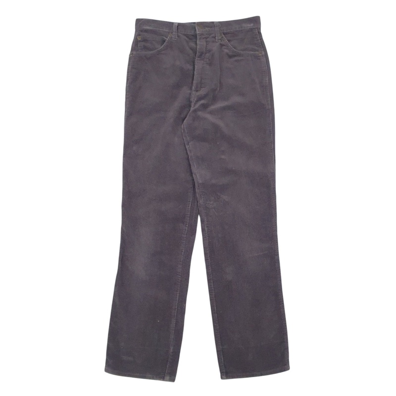 Mens Lee Grey Corduroy Cotton Blend  Trousers Mens W31 L32