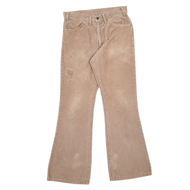 Mens Levis Beige Corduroy Cotton Blend  Trousers Mens W30 L30