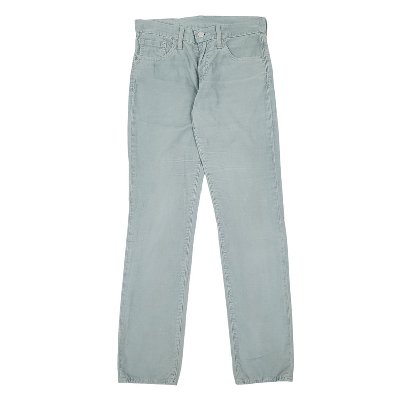 Mens Levis Blue Corduroy Cotton Blend  Trousers Mens W29 L32