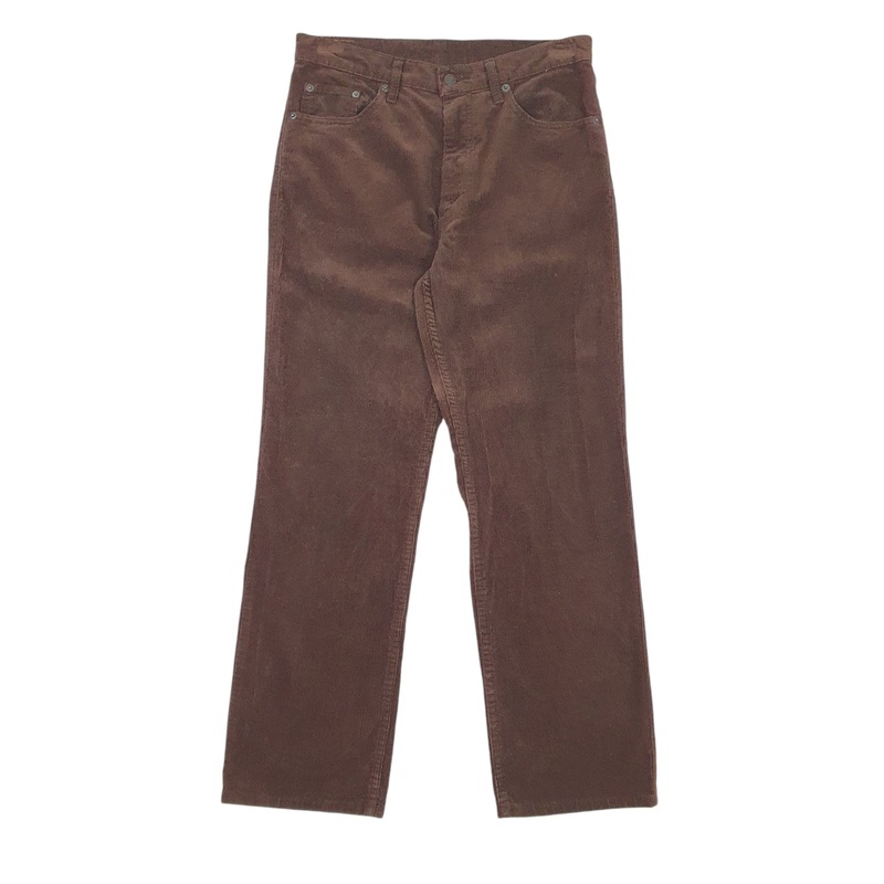 Mens Levis Brown Corduroy Cotton Blend  Trousers Mens W31 L30