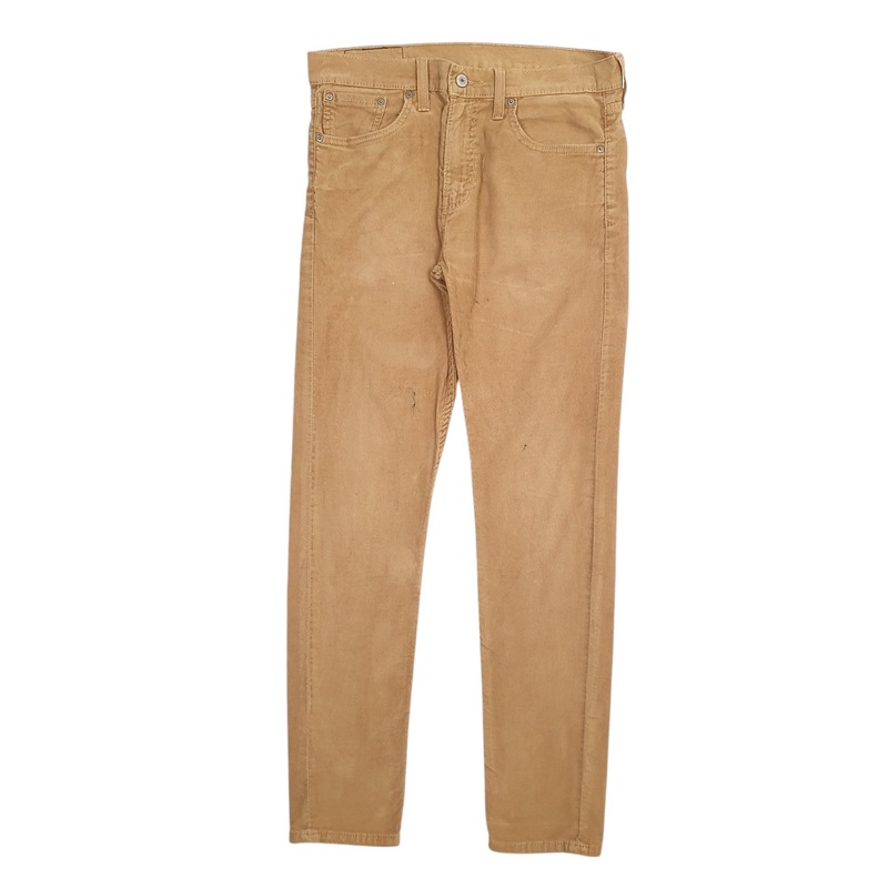 Mens Levis Brown Corduroy Cotton  Trousers Mens W30 L32