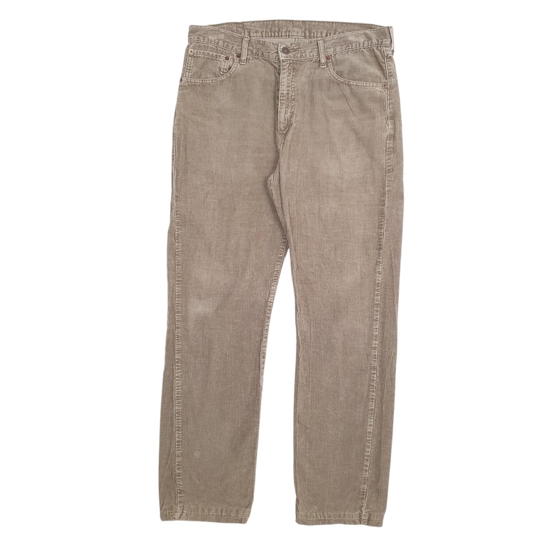 Mens Levis Brown Corduroy Cotton  Trousers Mens W36 L32