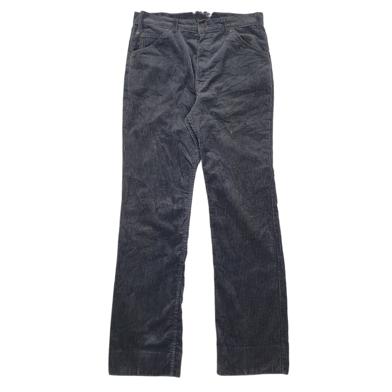 Mens Levis Grey Corduroy Cotton Blend  Trousers Mens W33 L32