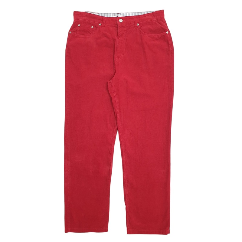 Mens Levis Red Corduroy Cotton  Trousers Mens W34 L30