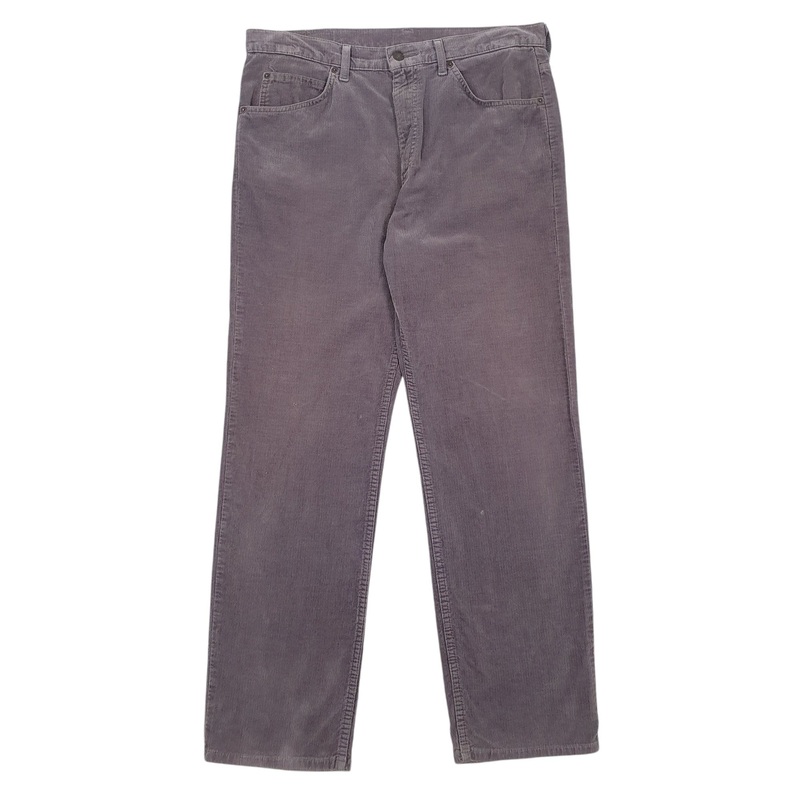 Mens Levis Vintage 90s Orange Tab Grey Corduroy Cotton  Trousers Mens W36 L32