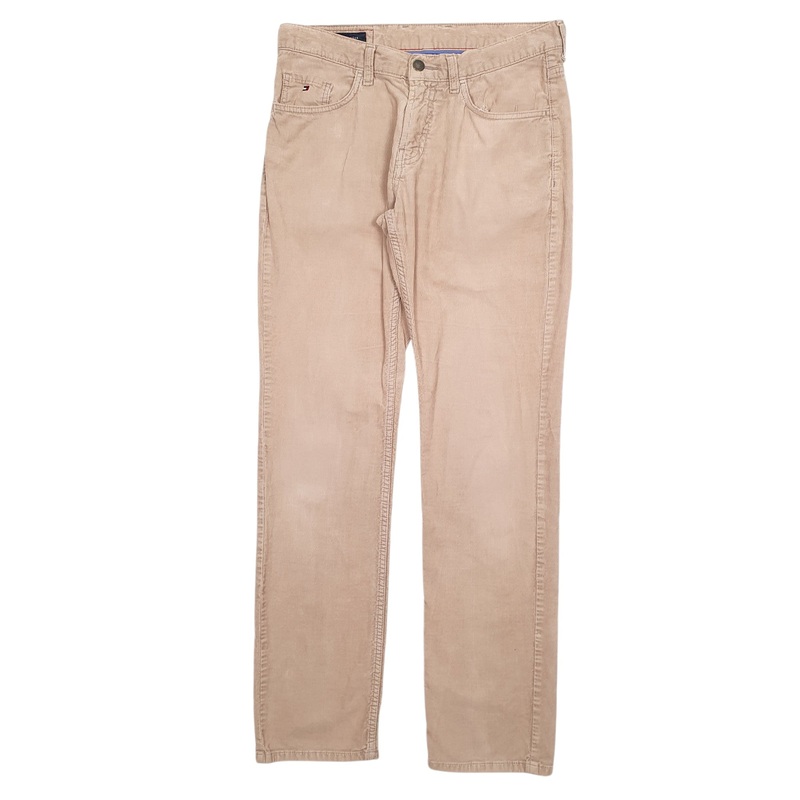Mens Tommy Hilfiger Beige Corduroy Cotton  Trousers Mens W32 L32