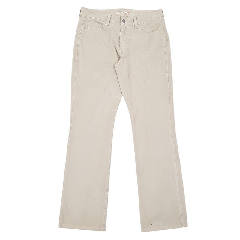 Womens Levis Beige Corduroy Cotton  Trousers Womens UK12