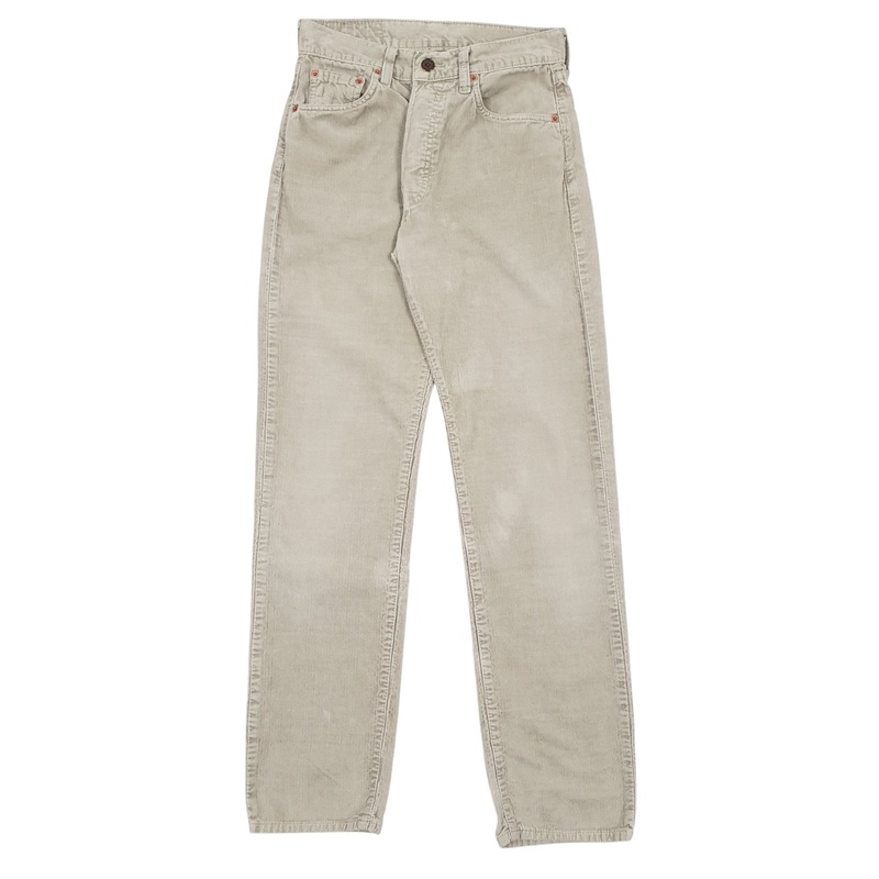Womens Levis Grey Corduroy Cotton Blend  Trousers Womens UK10