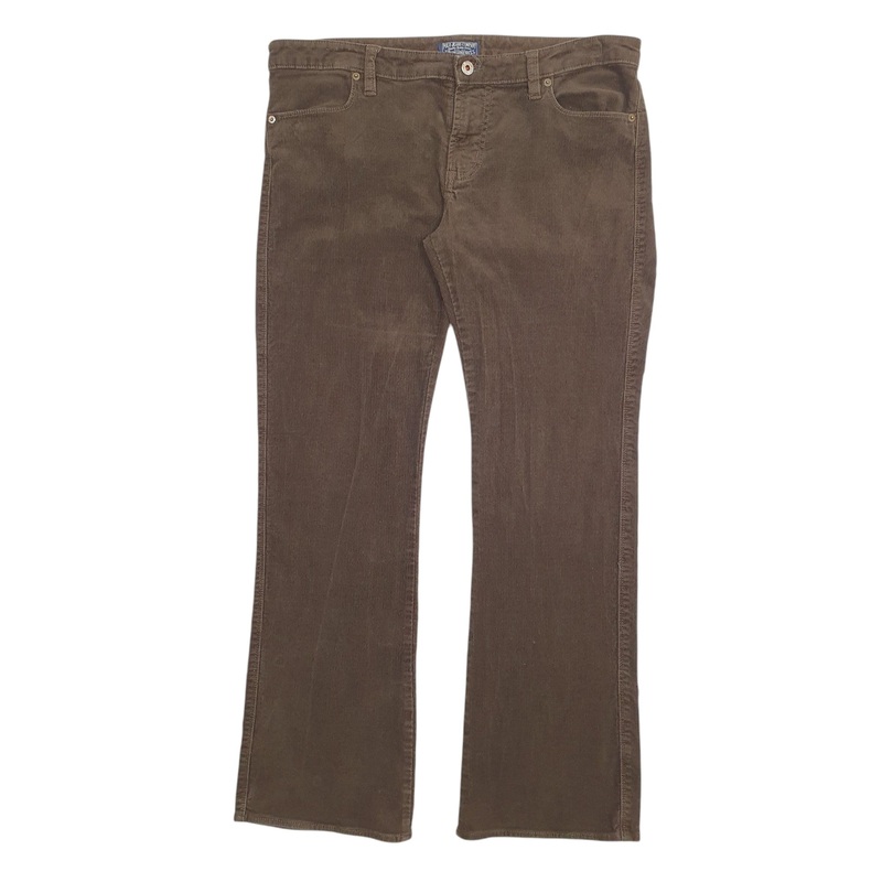 Womens Ralph Lauren Brown Corduroy Cotton  Trousers Womens UK16