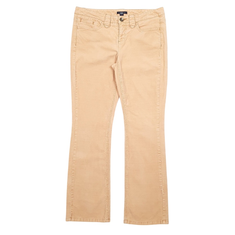 Womens Tommy Hilfiger Beige Corduroy Cotton  Trousers Womens UK6