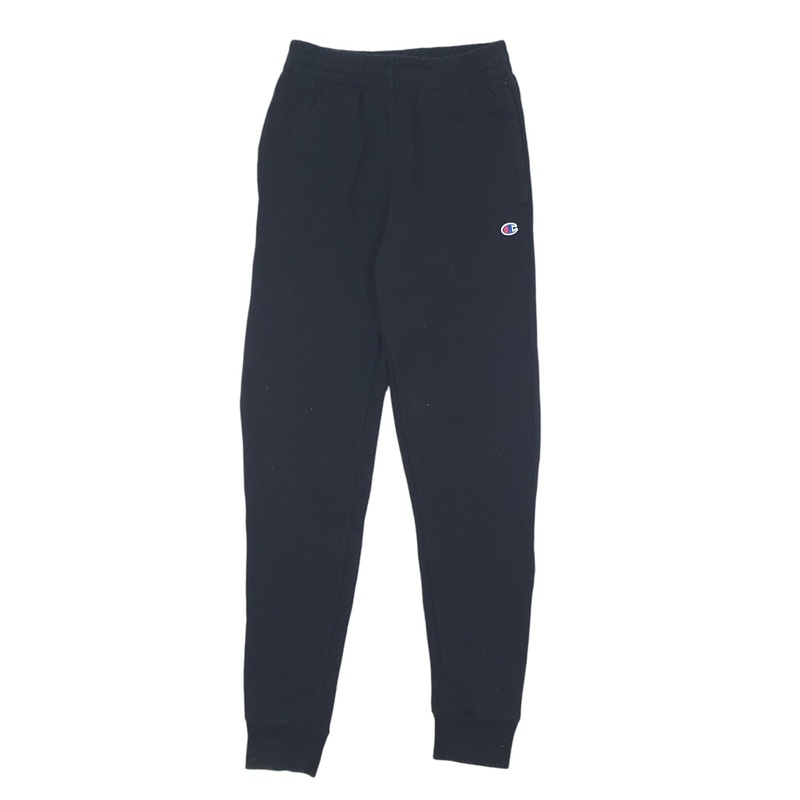 Mens Champion Stretch Black Jogger Cotton Blend  Trousers Mens W26 L30