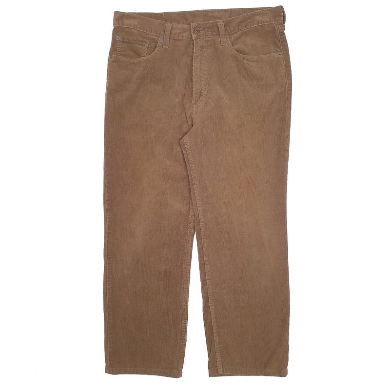 Mens Levis 533 Vintage 00s Brown Corduroy Cotton  Trousers Mens W36 L27