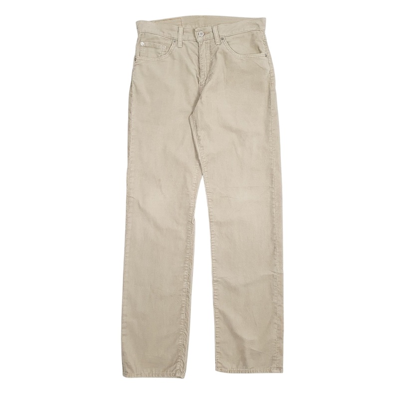 Mens Levis Beige Corduroy Cotton Blend  Trousers Mens W30 L32