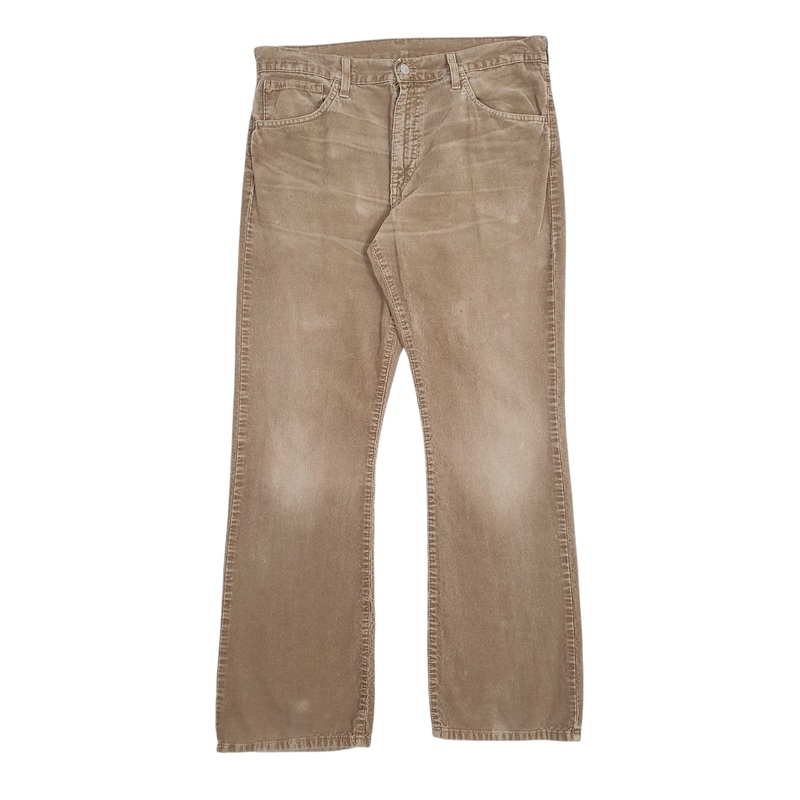 Mens Levis Beige Corduroy Cotton Blend  Trousers Mens W34 L32