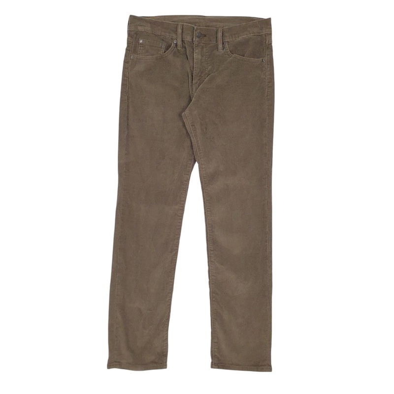 Mens Levis Brown Corduroy Cotton Blend  Trousers Mens W29 L30