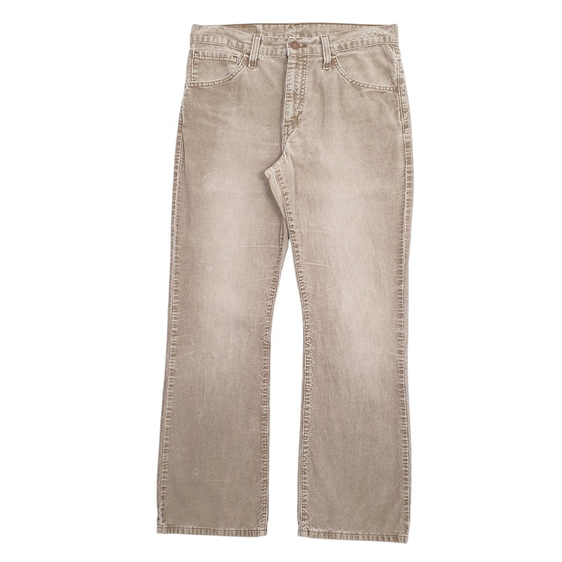 Mens Levis Brown Corduroy Cotton  Trousers Mens W31 L30