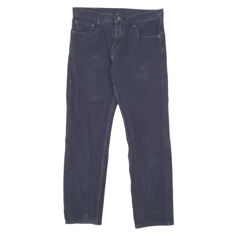 Mens Levis Stretch Navy Corduroy Cotton  Trousers Mens W28 L30