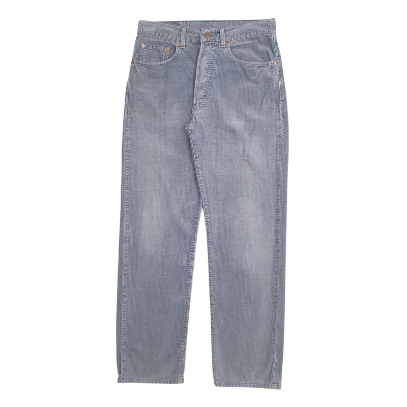 Womens Levis Grey Corduroy Cotton  Trousers Womens UK12