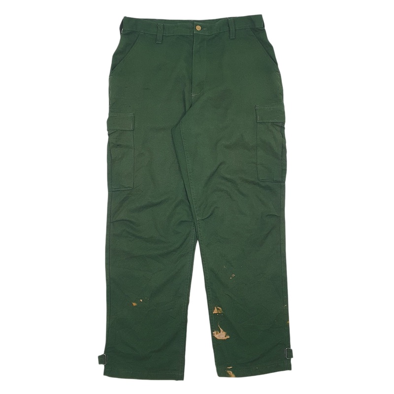 Mens Unbranded Wildland Fire-Fighting Green Cargo   Trousers Mens W36 L32