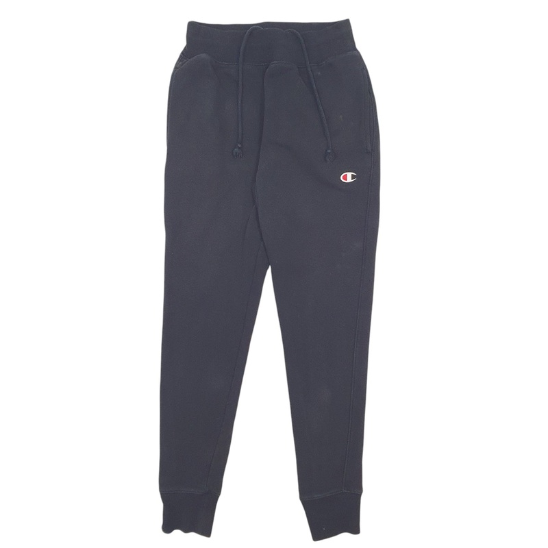 Womens Champion Reverse Weave Black Jogger Cotton Blend  Trousers Womens UKS