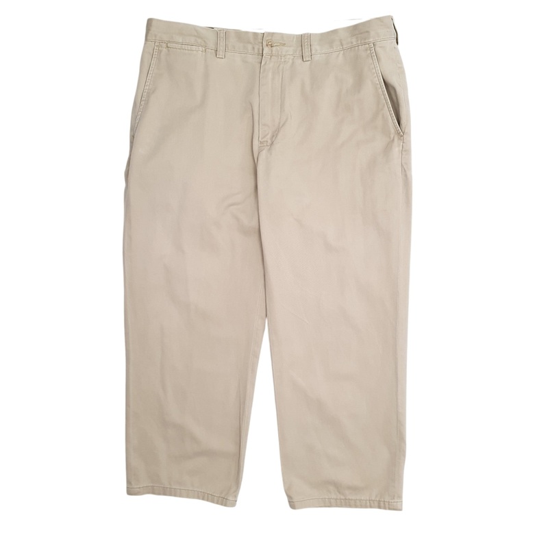 Mens Polo Ralph Lauren Beige Chino Cotton  Trousers Mens W34 L25