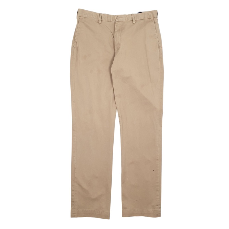 Mens Polo Ralph Lauren Brown Chino Cotton  Trousers Mens W34 L33