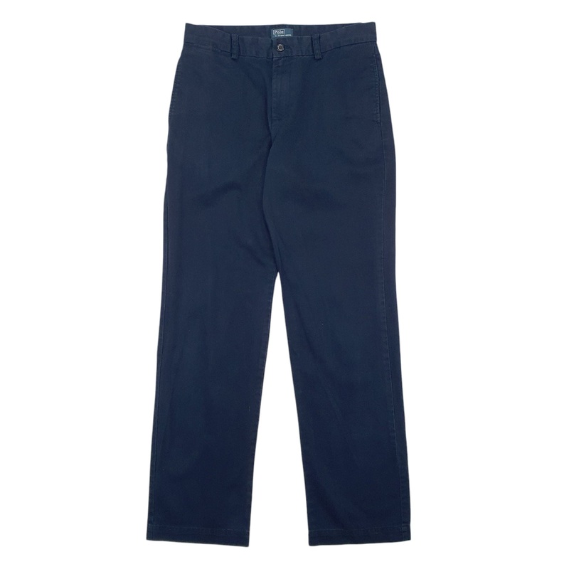 Mens Polo Ralph Lauren Navy Chino Cotton  Trousers Mens W30 L31
