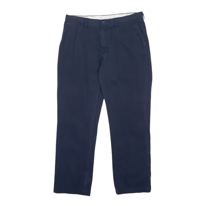 Mens Polo Ralph Lauren Relaxed Fit Navy Chino Cotton  Trousers Mens W36 L32