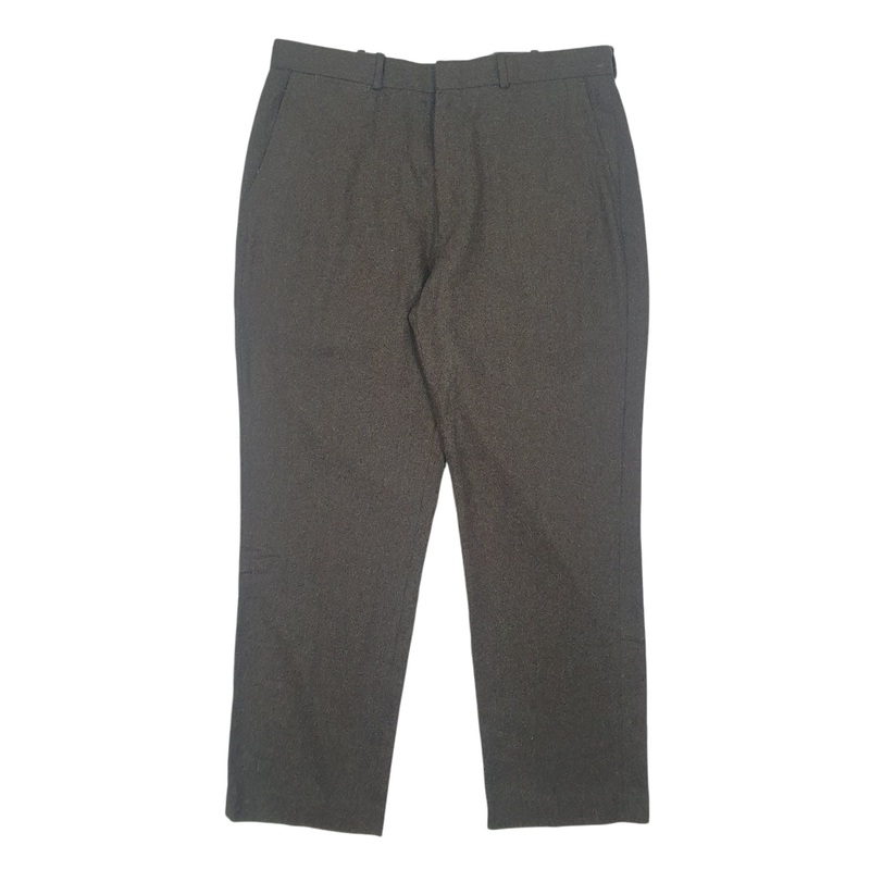 Mens Polo Ralph Lauren Vintage 90s Grey Formal Wool  Trousers Mens W36 L30