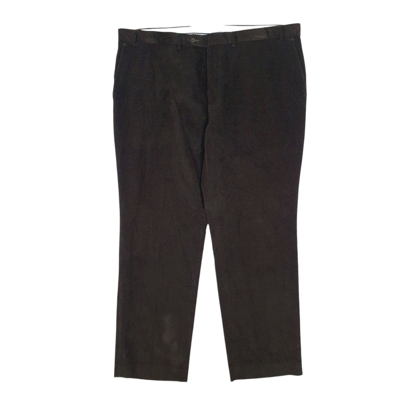 Mens Ralph Lauren Black Corduroy Cotton  Trousers Mens W42 L30