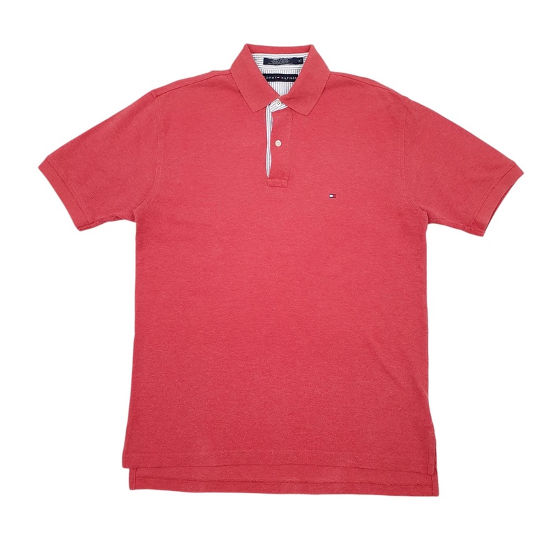Tommy Hilfiger Short Sleeve Cotton Polo Shirt Mens M