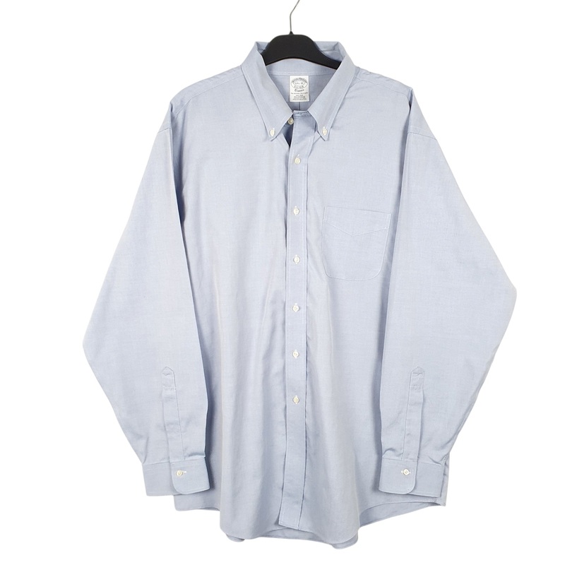 Brooks Brothers Long Sleeve Classic Fit Cotton Shirt Mens XL