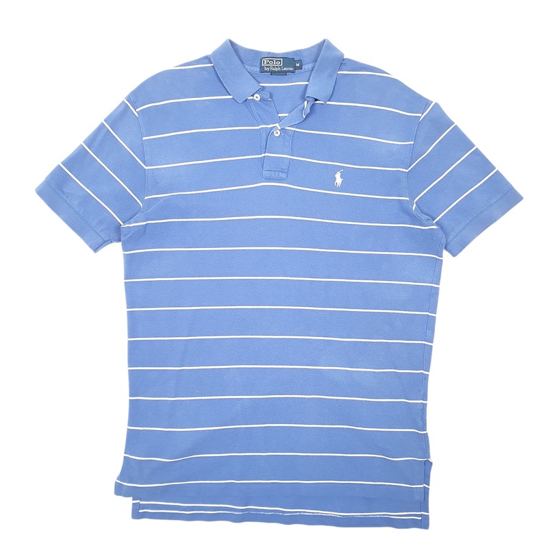 Polo Ralph Lauren Striped Short Sleeve Cotton Polo Shirt Mens M