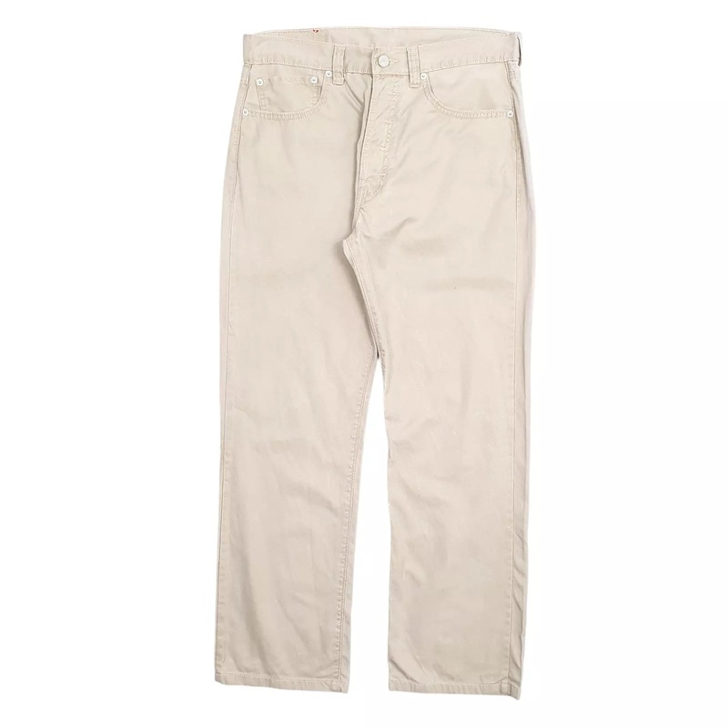 Mens Levis Beige Chino Cotton Blend  Trousers Mens W32 L29