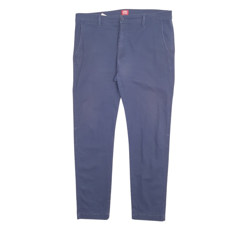 Mens Levis Blue Corduroy Cotton Blend  Trousers Mens W34 L30