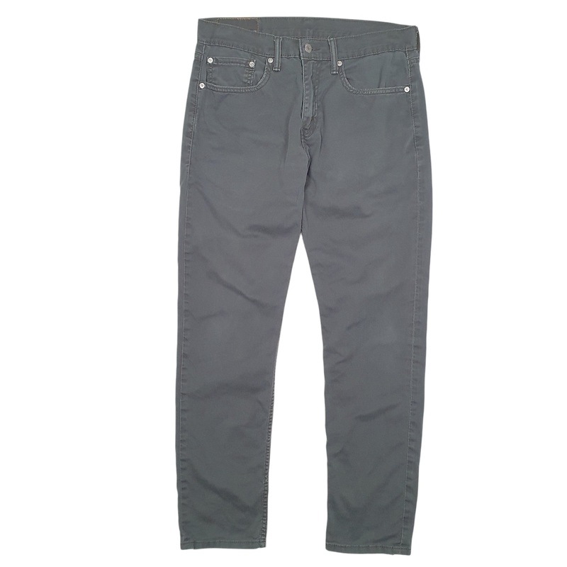 Mens Levis Tapered Grey Chino Cotton  Trousers Mens W31 L32