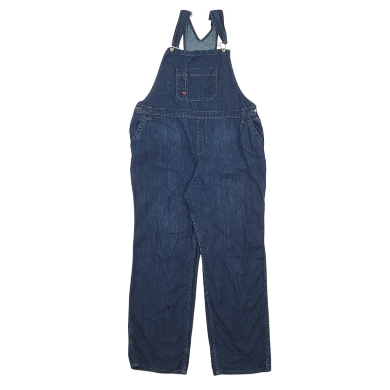 Mens Dickies Denim Overalls Bib Blue Dungaree Cotton  Trousers Mens W44 L31