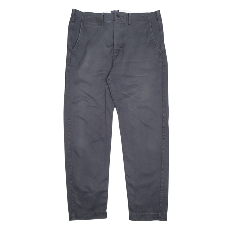 Mens Levis Grey Chino Cotton Blend  Trousers Mens W34 L30
