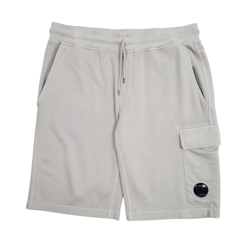 C.P. Company Bermuda Cargo Grey Sweat Cotton Shorts Mens W38
