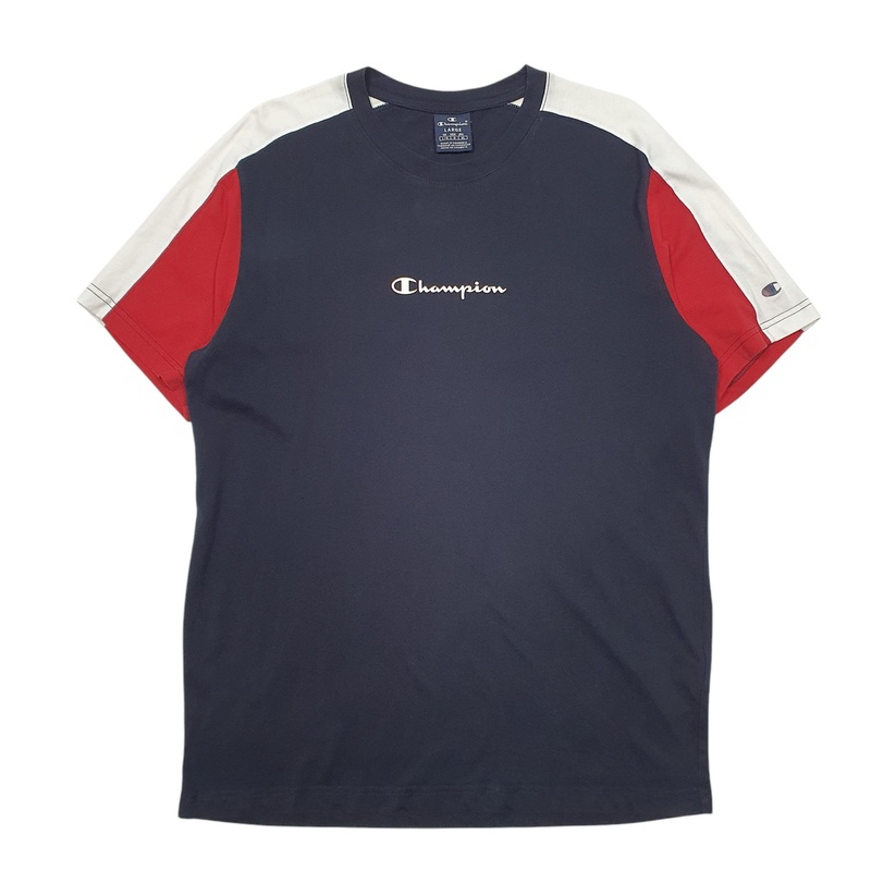 Champion Short Sleeve Cotton T Shirt Mens L