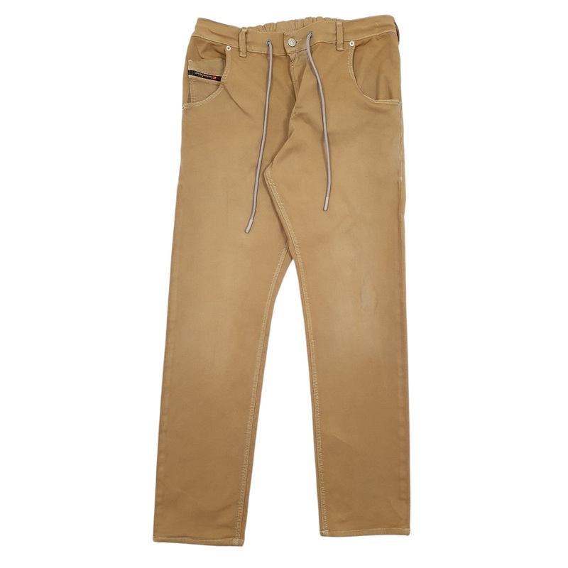 Mens Diesel Tan Chino Cotton Blend  Trousers Mens W34 L30
