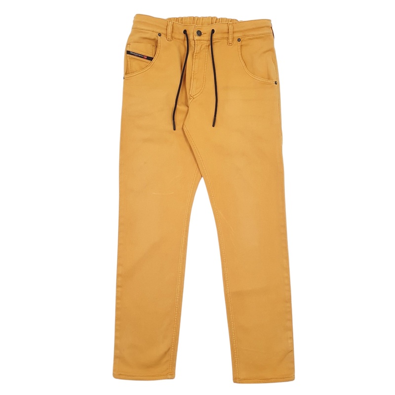 Mens Diesel Vintage 90s Stretch Krooley Jogger Orange Chino Cotton Blend  Trousers Mens W32 L32