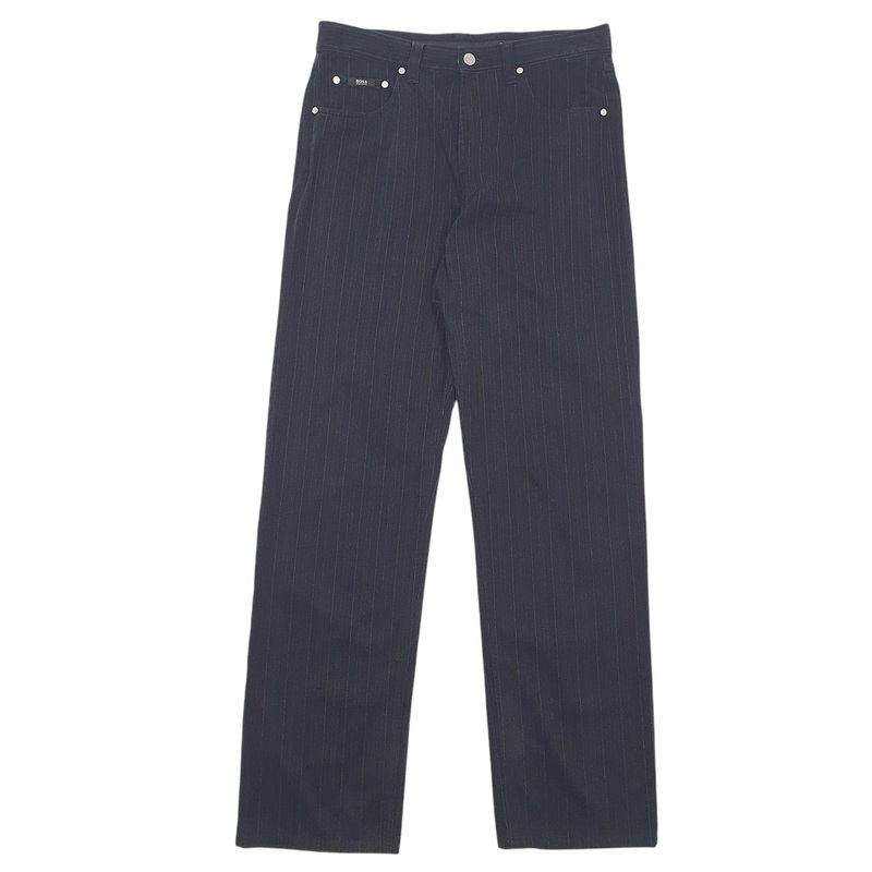Mens Hugo Boss Black Chino Cotton Blend  Trousers Mens W33 L34