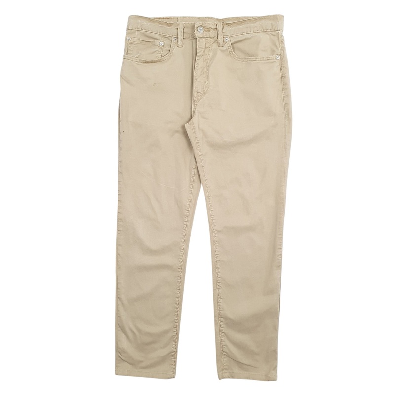 Mens Levis Beige Chino Cotton  Trousers Mens W34 L28
